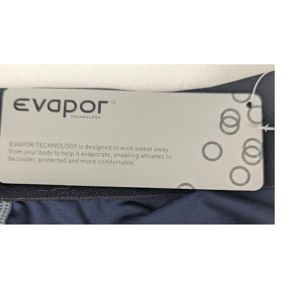 Eastbay Evapor Mens Black Compression Tights 3/4 Training Leggings Large NEW - Picture 6 of 11